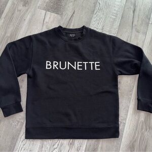 Brunette Black Sweater